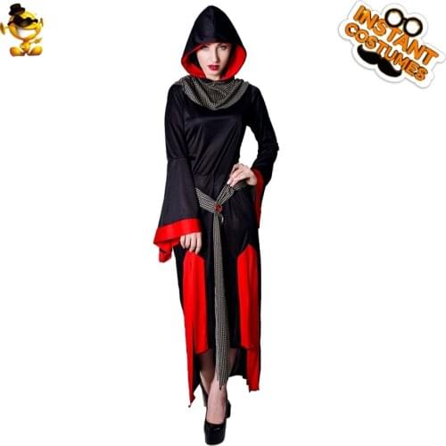 Devil Dress Costume for Women Halloween Party Cosplay Outfits Purim Role Play Devil Clothing Fancy Dress Up for Adult Female