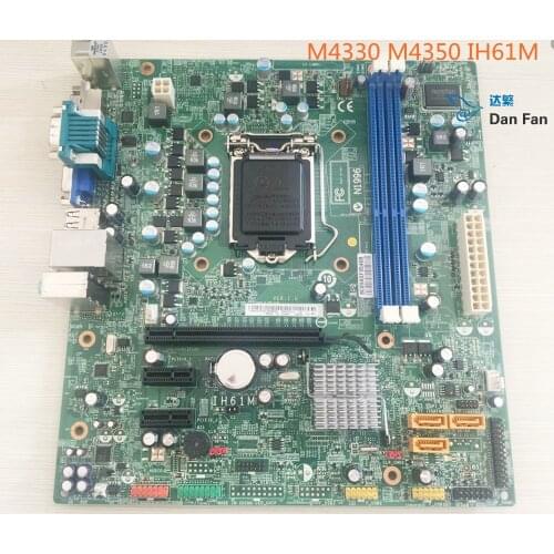 For Lenovo M4330 M4350 Desktop Motherboard IH61M V:1.0 32NM LGA1155 Mainboard 100%tested fully work