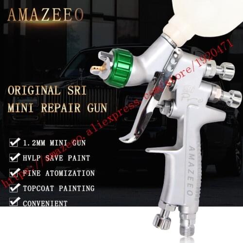 1.2mm Spray Gun SRI Paint Spray Gun Repair paint gun Mini spray gun Gravity Feed Paint pot volume 250ml mini paint sprayer