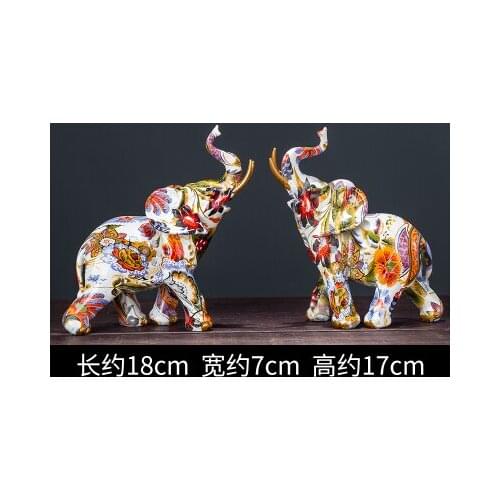 Living room set gift wine The elephant for money Wine cabinet porch decoration creative TV cabinet crafts statue wedding
