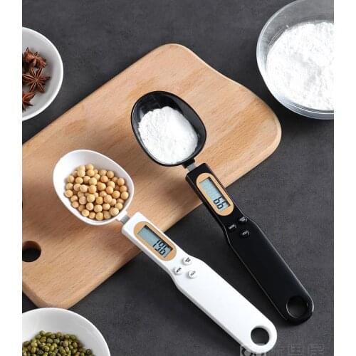 500g/0.1g Portable LCD Digital Kitchen Scale Measuring Spoon Gram Electronic Spoon Weight Volumn Food Scale New High Quality