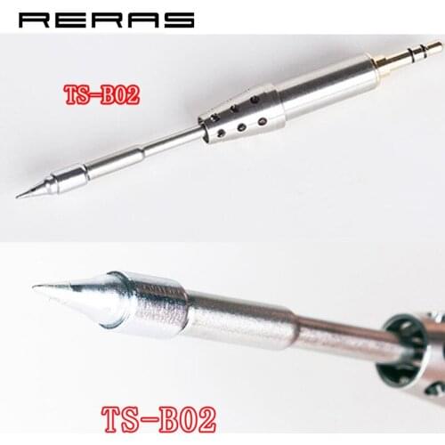 TS-B02 Original Soldering Head for TS80 Replacement Solder Tip For TS80 Digital LCD Soldering Iron Tools Set Tool Kit New TS B02