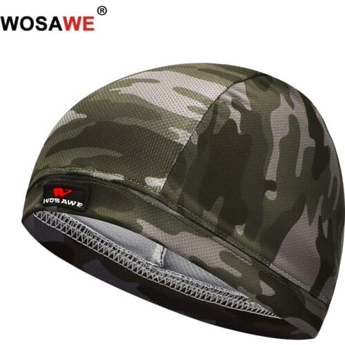 WOSAW Motorcycle Helmet Inner Cap Quick Dry Breathable Hat Racing Cycling Cap Under Helmet Sweat hat for Helmet warm cap
