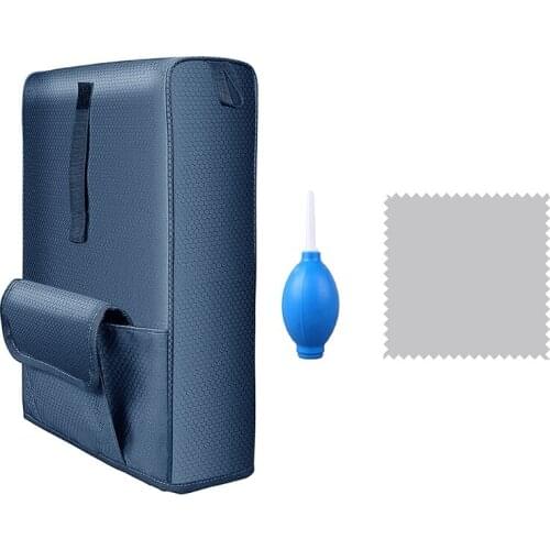 C1FB Dust Cover for PS5 Console Waterpoof Dustproof Protector with Controller Storage Pockets