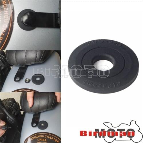 1x Universal Motorcycle Rear Fender Seat Mount Rubber Gasket for Harley Sportster Touring CVO Softail Dyna Seat Pad Accessories