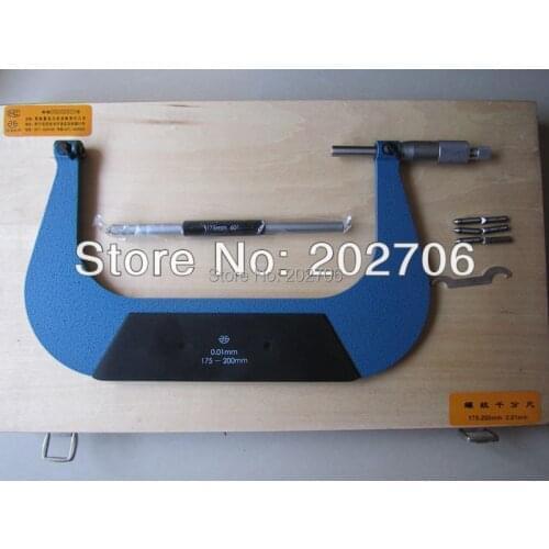200-225mm Screw Thread Micrometer thread micrometer caliper including measuring anvils