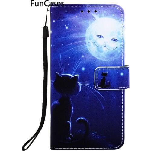 Mermaid Fitted Cases For cellular Huawei P Smart 2019 Flip Wallet Case Book sFor Movil Huawei accesorios Honor 10 Lite Capinha