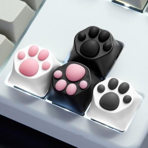 Cat Claw For Mechanical Keyboard Keycap Soft Rubber Cute Keycap Suitable For Cherry MX Switch