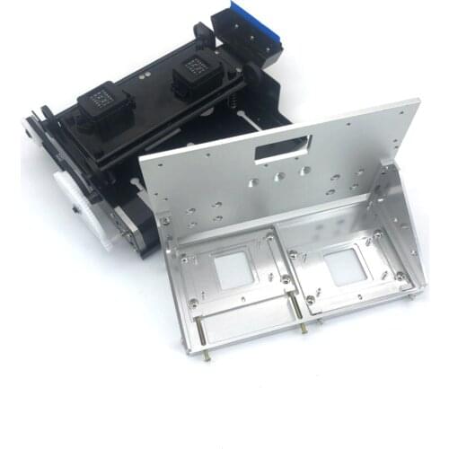 A set printer double head carriage for Epson xp600 dx5 dx7 5113 4720 I3200 printhead part bracket head holder frame