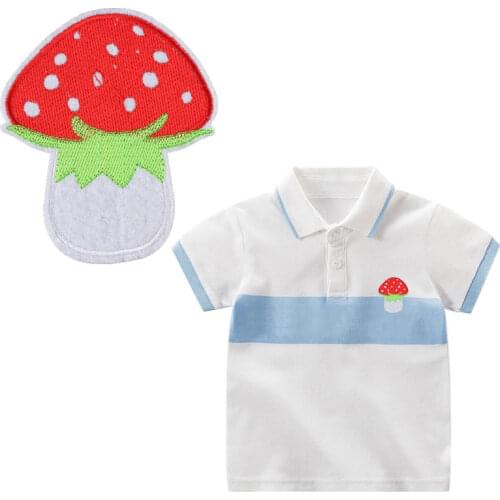 Cactus diamond mushroom Patches For Stripe Clothes Patch A-level Washable Iron On Applique DIY Clothing Sticker