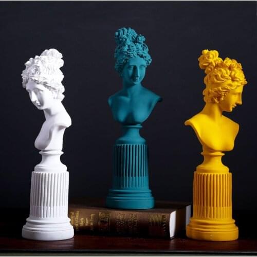 New Statue of Goddess Desktop Arrangements Nordic Home Jewelry Living Room Hotel Resin Crafts Gift Statues for Decoration