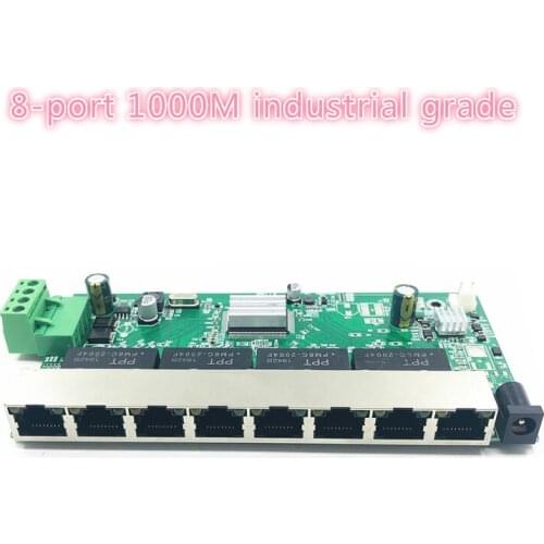 Lighting Protect Port 8 Poe 10/100/1000M Industrial Switch gigabit switch 8 gigabit switch gigabit switch ethernet switch