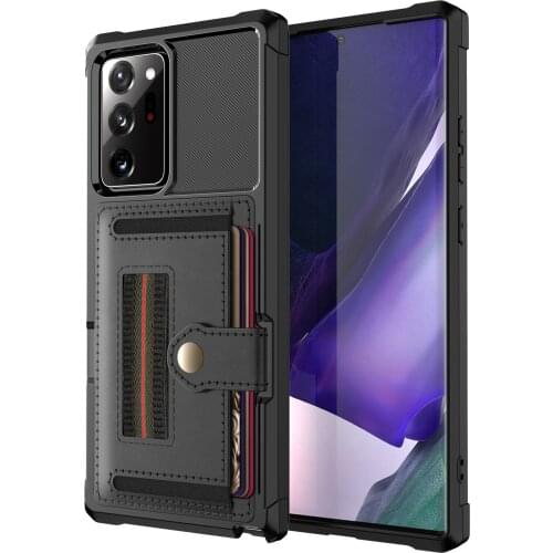 Anti Knock Leather phone case for Samsung Galaxy Note 20/ Note 20 Ultra Case with Card pocket
