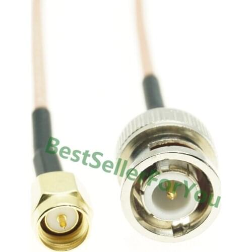RG316 SMA Male Plug To Connector BNC Male RF Pigtail Jumper Caxial Cable