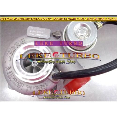 Turbo GT1752S 452204 452204-5005S 55560913 9198631 5955703 9080290 Turbocharger For SAAB 9.3 9.5 9-3 9-5 B235E B205E 2.0L 2.3L P