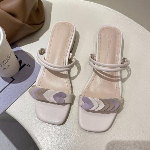 Womens Sandals Sexy High Heel Sandals Women Shoes Women Square Toe High Heels 2021 Summer Shoes Ladies Sandals Womens Shoes