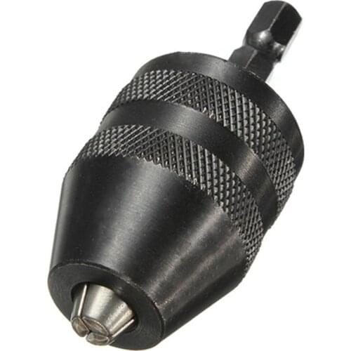 1/4 Hex Shank Quick Change Multi Chuck Adapter Drill Bit Rotary Multifunctional Nuts for Electric Grinding Machine Tool Parts