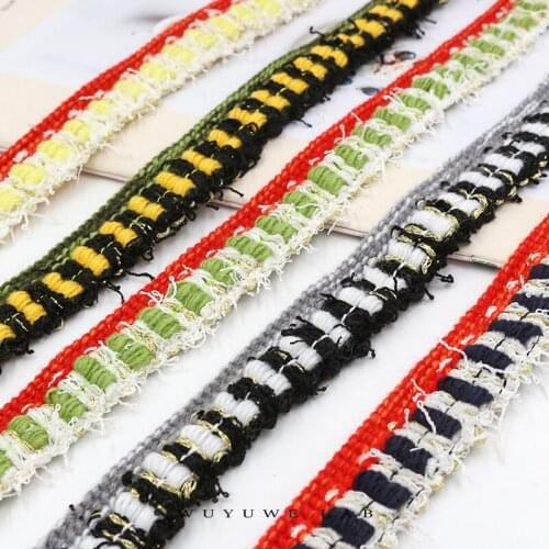 1M Thick Colorful Matching Lace Ribbon Trim Webbing Clothes Collar Hem DIY Fabric Decorative Accessories 22mm Wide High Quality