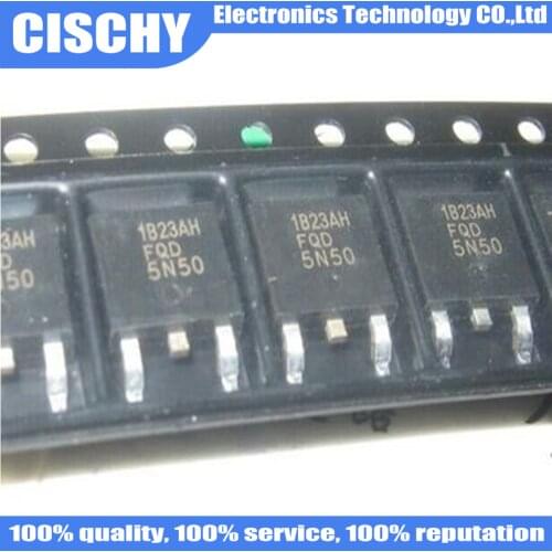 10pcs/lot TMD5N50G TMD5N50 FQD5N50C 5N50 TO-252 In Stock