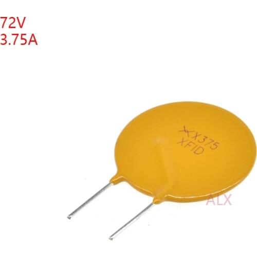 10PCS RXEF375 72V 3.75A 3750MA DIP PTC Resettable Fuse fuses