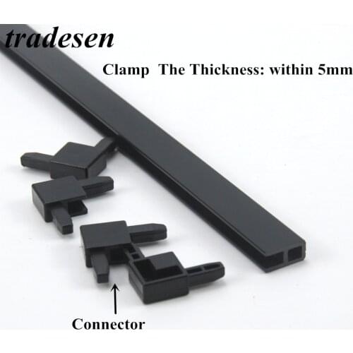 5mm u-shaped edge strip cover plate edge strip fish tank slide cover anti-collision strip Fish Tank Aquarium Accessories