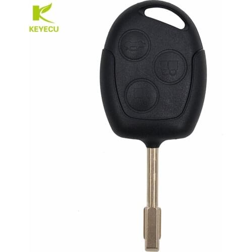 KEYECU 3 Button Remote Key Fob 433MHz With 4D63 Transponder Chip for FORD Focus Fiesta Mondeo KA