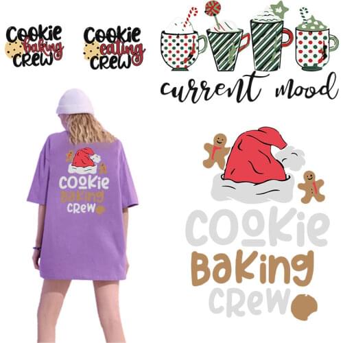 Cute Letters Heat Transfer printing Applique on Clothes Iron-on Transfers Character Patch for Clothing