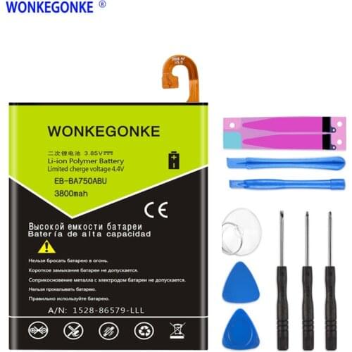 WONKEGONKE EB-BA750ABU For Samsung battery 2018 version A7 SM-A730x A730x SM-A750F A10 Batteries + Tools