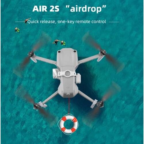 For DJI Mavic Air 2/AIR 2S Airdrop Air Drop System Drone Fishing Bait Ring Gift Deliver Life Rescue Remote Throw Thrower