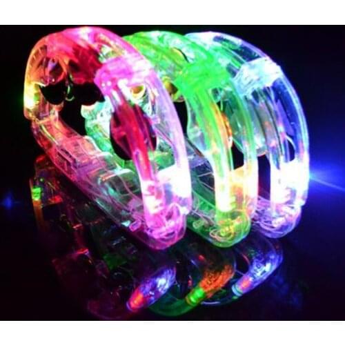 LED Flashing Tambourine Rattle Hand Bell Kids Light Luminous Toy Decor Glow Party Musical Instrument Christmas Children