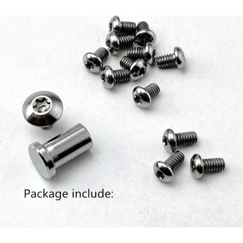 Folding Pocket Knife Screws Kit Spindle Support Shaft Back Clip Alloy Screws spare parts For 940 Osborne Repair Accessories