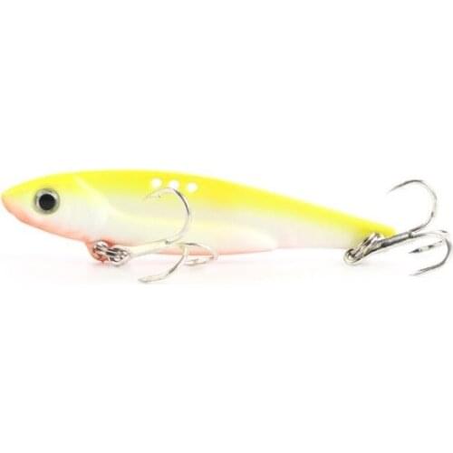 All metal vib for ocean boat fishing or other deep water area with lead head and copper body