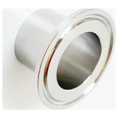 45mm Tube OD Length 28.6mm Stainless Steel Sanitary Weld Ferrule Connector Pipe Fitting For Homebrew Fit 2" Tri Clamp