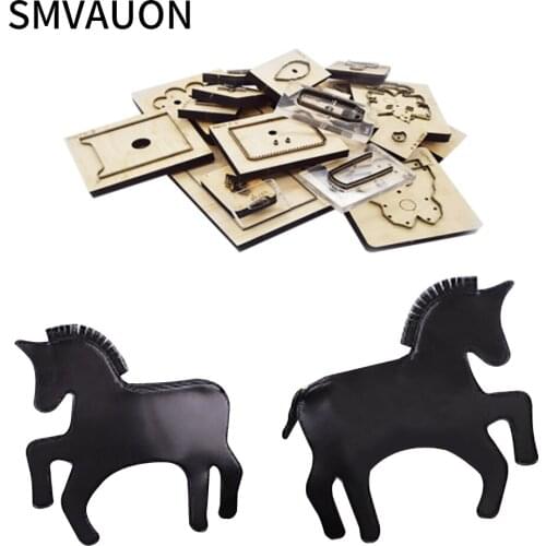 Pony Leather Clutch Die Cutting Machine Diy Shoulder Bag Wallet Japanese Steel Punching Cutting Wood Mold Leather Craft SMVAUON