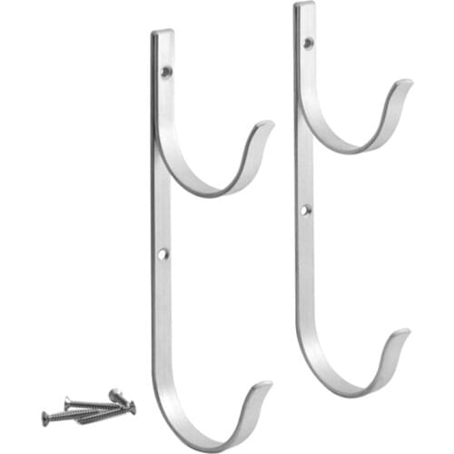 Pool Pole Hanger Garden Hanger Portable Swimming Pool Accessory for Telescopic Poles, Skimmers, Leaf Rakes, Nets