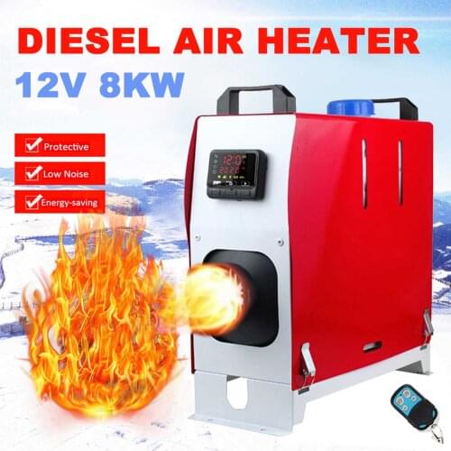 All In One 12V 8KW Car Diesels Air Parking Heater With Remote Control LCD Monitor For RV Motorhome Trailer Truck Boats Heater