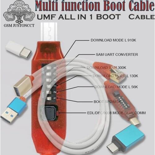 All Boot Cable (EASY SWITCHING) Micro USB RJ45 All in One Multifunction Boot Cable edl cable UMF ALL IN ONE BOOT CABLE