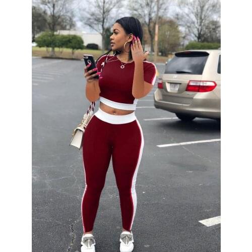 2020 Women Sexy Crop Top Sports Set Pants Yoga Push Up Workout Leggings Yoga Gym Fitness Athletic Legging Clothing Tracksuit HOT