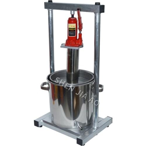 22L Household Manual Hydraulic Fruit Squeezer Stainless Steel Small Honey Grape Blueberry Mulberry Presser juicer 1pc