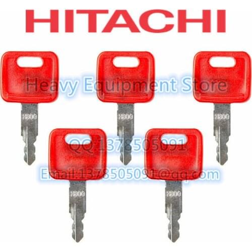 5 Pcs H800 Ignition Key For John Deere JD Hitachi Case New Holland NH Equipment