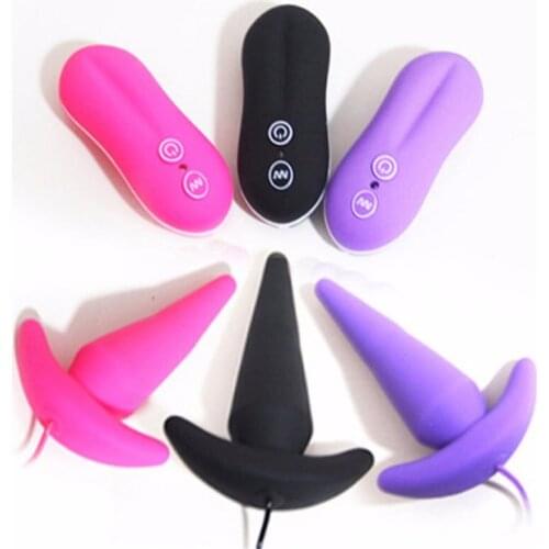 Anal Vibrator Plug Prostate Massager Anal Vibrating Anal Beads Plug 10 Mode Butt Plug Sex Toys for Women Men