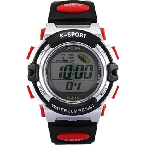 Camouflage Watches Children Watch Led Digital Wristwatch Kids Boys Girs Students Clock Waterproof Sport Gift Relojes Green 533