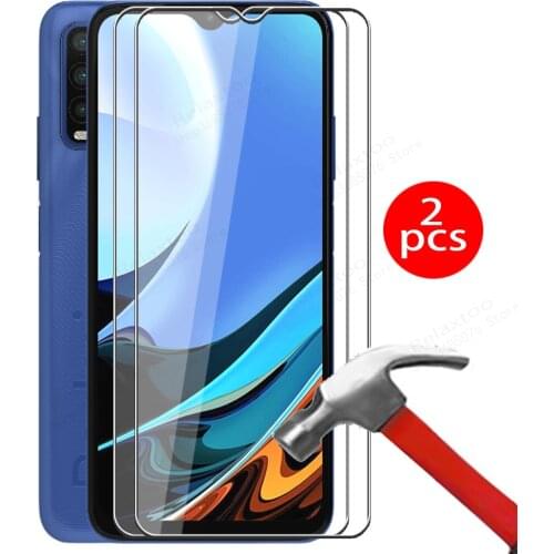 Case For Redmi 9T Protective Glass 2pcs Screen Protector for xiaomi xiomi Redmi9T Redme 9 T redmy 9t Tempered Glass Cover films