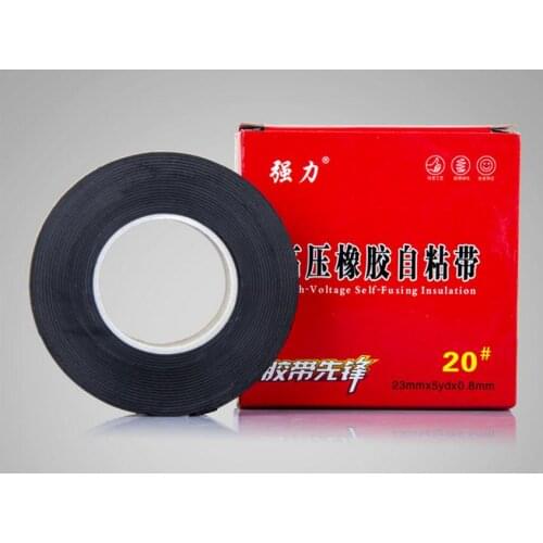 Cheap width 2.3cm electrical insulation rubber adhesive tape, wire wrapping tape. Elastic rubber tape,waterproof