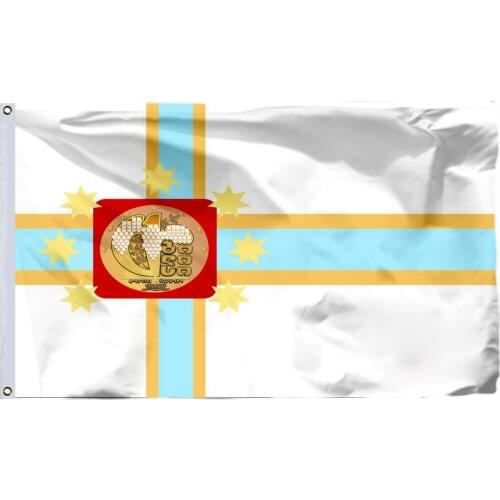 Georgia Tbilisi Flag 150X90cm (3x5FT) 120g 100D Polyester Double Stitched High Quality Free Shipping