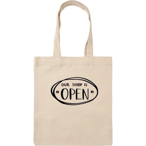 Canvas Shoulder Bag Women Shopping Bag Sun Letter Print Casual Cloth Bag Eco-friendly School Bag Women Shopping Bags Handbags