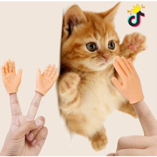 Pets Toy Finger Cot Cat Toys Interactive Funny Pet Products Rubber Hand Massage Dog Toys Cute Puppy Accessories Kitten Cute 2020