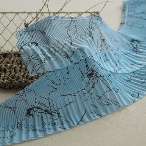 1M Embroidery Lace Fabric Retro 11.5cm Voile Lace Trim Sewing Accessories Trimmings Guipure Lace Ribbons For Craft dentelle QZ24