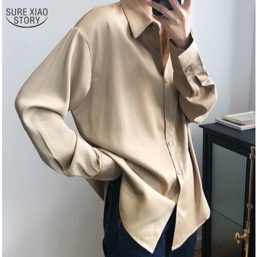 New Embroidery Floral Lace Womens Tops Spring Korean Ruffles Women Blouse Cotton Elegant Flare Long Sleeve Lapel Shirts 13896