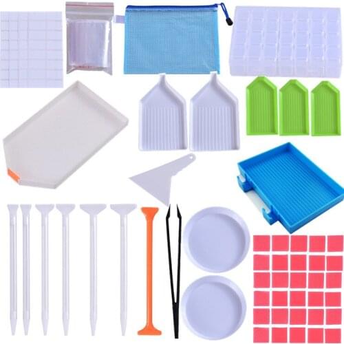Diamond Painting kits 5D Diamond Painting Cross Stitch Embroidery Pen Tools Accessorues Mosaic Glue Tray Tweezers
